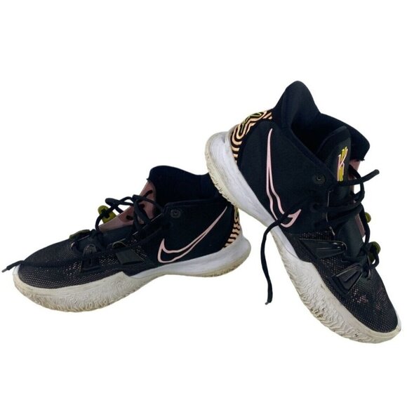 Nike Kyrie 7 Mens 11.5 Ripple Effect Black Arctic Punch Athletic Shoe CQ9326-005 - Picture 2 of 10